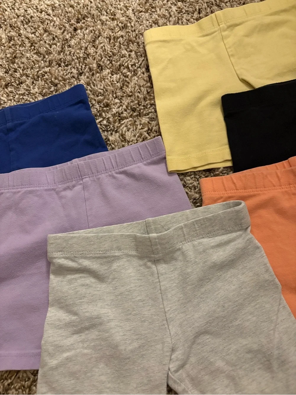 Children’s Place Cotton Stretch Bike Shorts - Multi Color Pack